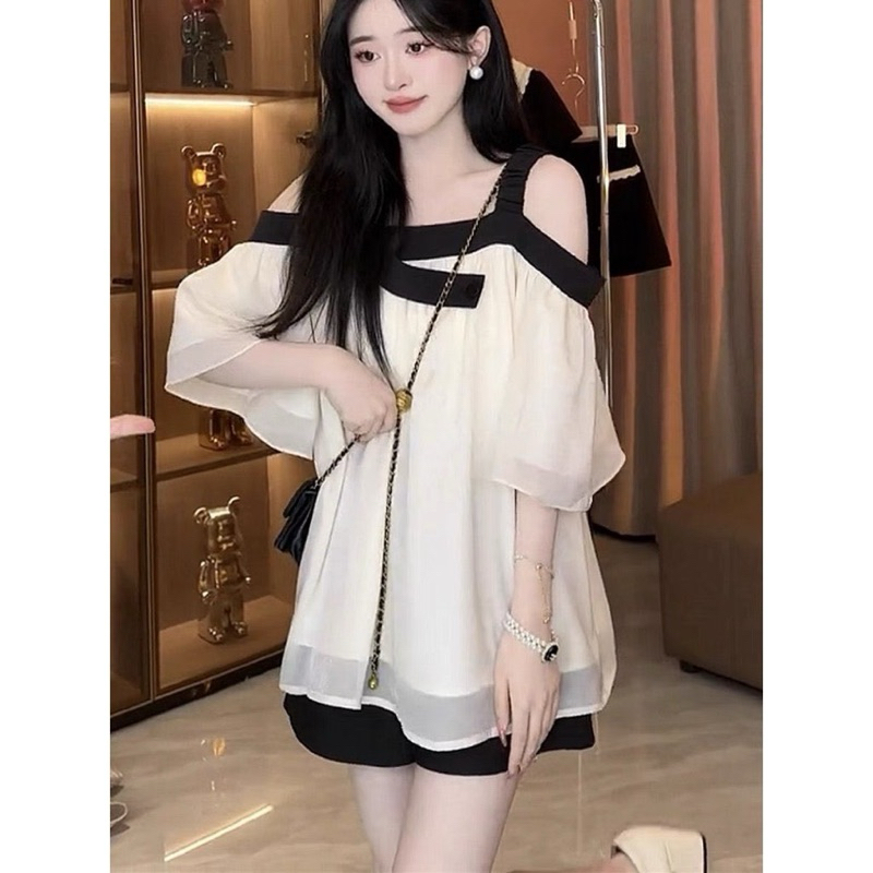 Sét bộ short phong cách dễ thương và sang trọng (SR351)