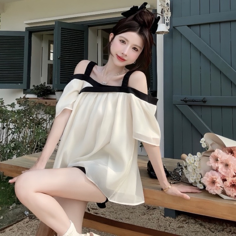 Sét bộ short phong cách dễ thương và sang trọng (SR351)
