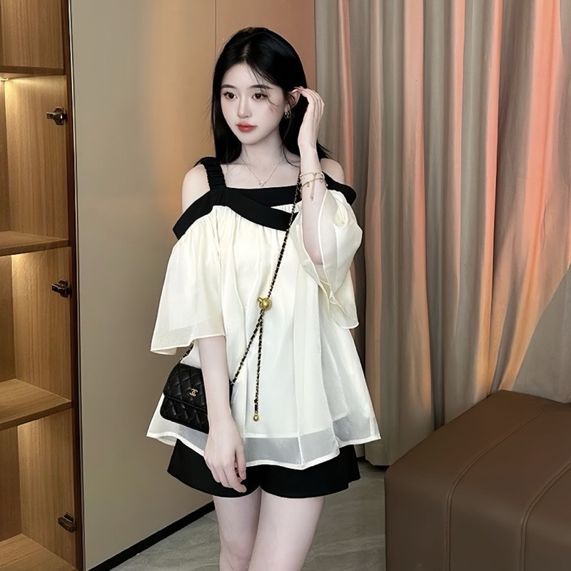 Sét bộ short phong cách dễ thương và sang trọng (SR351)
