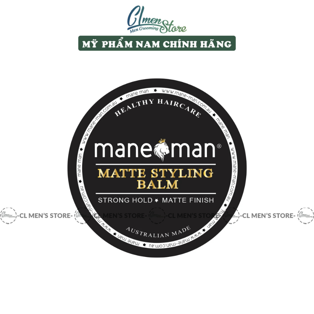 Sáp Vuốt Tóc Mane Man Matte Styling Balm - 100g | Shopee Việt Nam