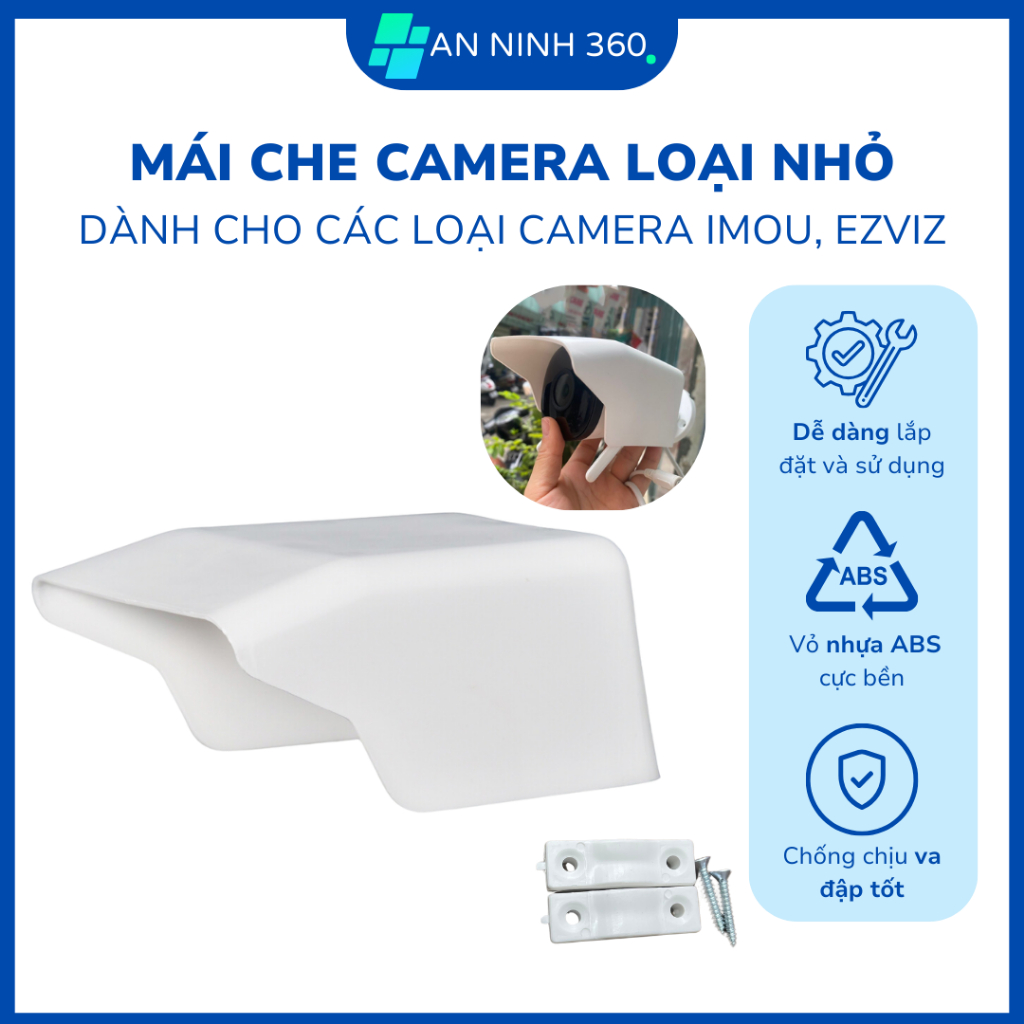Mái che Camera Ngoài Trời nhựa ABS, bảo vệ thiết bị khỏi thời tiết, phù ...