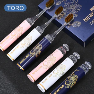 Bàn chải đánh răng gấp gọn TORO Bàn chải đánh răng du lịch thiết kế nhỏ gọn dễ dàng mang đi