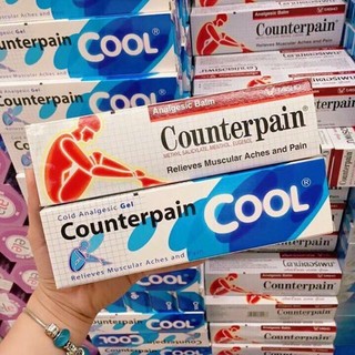 Gel xoa bóp nóng lạnh giúp giảm căng cơ, như t mỏi Counterpain xanh 120gr - SHOP DẦU DOKRAK