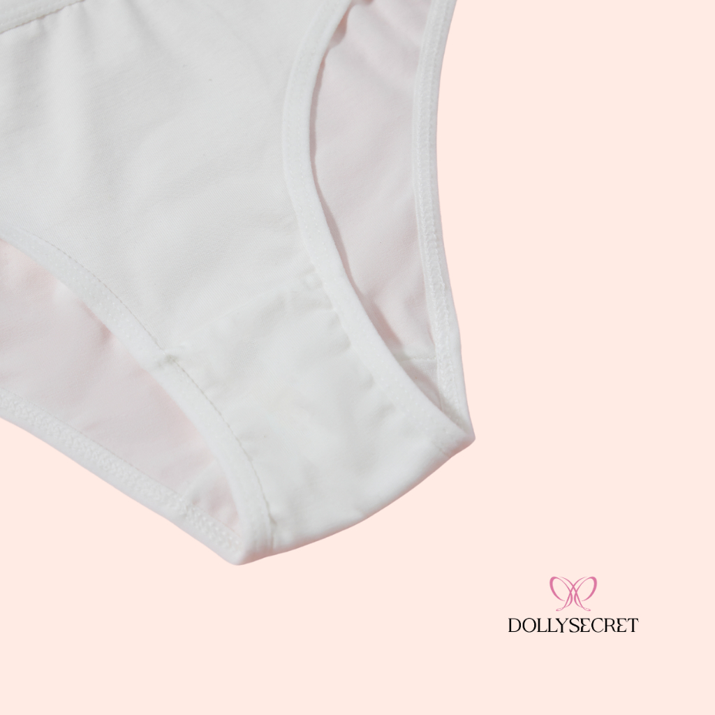 Quần Lót Cotton Kháng Khuẩn DOLLY SECRET Quần Lót Nữ 3 Màu Basic DS02