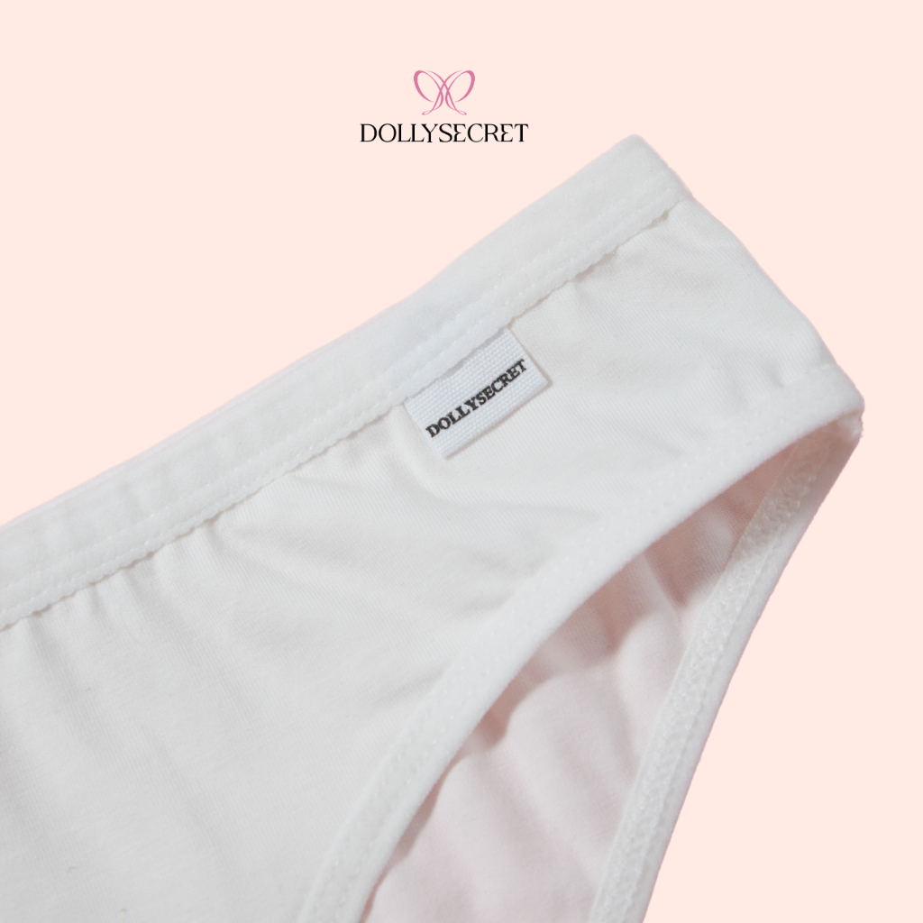 Quần Lót Cotton Kháng Khuẩn DOLLY SECRET Quần Lót Nữ 3 Màu Basic DS02