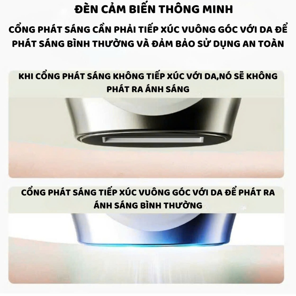 Ảnh Máy triệt lông lạnh IPL Sapphire Cooling ENZO triệt lông vĩnh viễn tại nhà,9 cấp độ,công nghệ triệt lạnh an toàn cho da 3