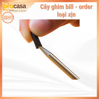 Cây ghim bill giấy hóa đơn Cây cắm order inox xiên order chất liệu thép không rỉ