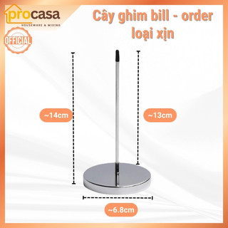 Cây ghim bill giấy hóa đơn Cây cắm order inox xiên order chất liệu thép không rỉ
