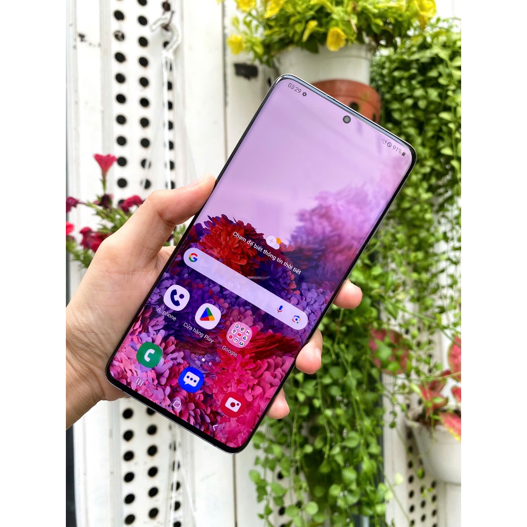 [Chính hãng] Điện thoại Samsung Galaxy S20 Plus 12GB/256GB nguyên zin đẹp 99% kèm cường lực BH 06 tháng