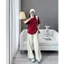 Bộ thể thao nữ, set bộ nữ áo thun tay ngắn phối line mix quần suông ống rộng chất thun mát 2 màu Fizano HCOM25195
