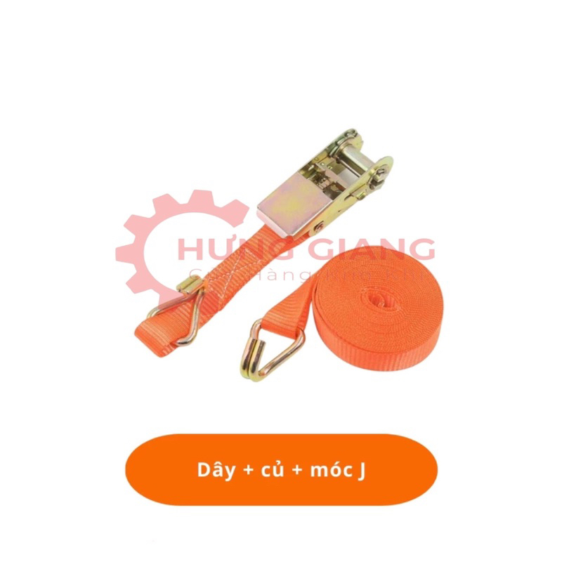 Dây Tăng Đơ Chằng Hàng Đầy Đủ Bản 25 Dài 3M,4M,5M,6M trọng tải 500-800kg