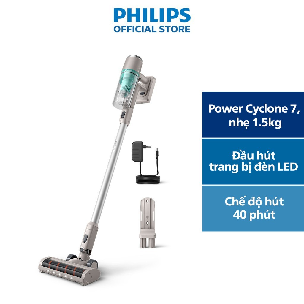 Máy Hút Bụi Không Dây Dạng Cán Philips XC2011 - Hàng Chính Hãng - Bảo Hành 24 Tháng