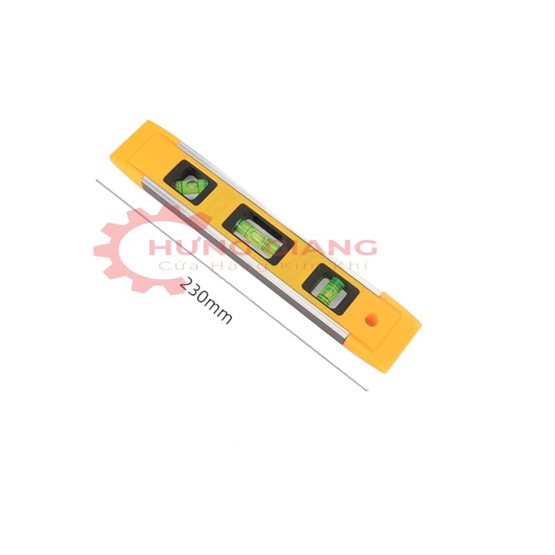 Thước Thuỷ, Thươc Li Vô BOSI Đo Góc và Độ Nghiêng Có Từ Tính Hút Sắt Tiện Lợi 230mm