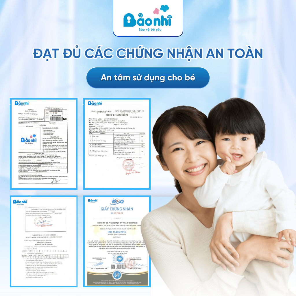 Combo Dưỡng Da Kem Dưỡng Ẩm & Kem Chàm Sữa Bảo Nhi Giúp Bé Giảm Khô Ngứa Nứt nẻ, Dịu Mẩn Đỏ Muỗi Đốt