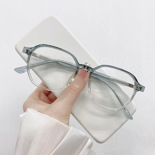 Gọng Kính Cận - Gọng Nhựa Kết Hợp Kim Loại Đa Giác Cốt Kim Loại Phong Cách Hàn Quốc Chống Bụi Ms Tr83062