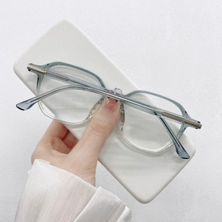 Gọng Kính Cận - Gọng Nhựa Kết Hợp Kim Loại Đa Giác Cốt Kim Loại Phong Cách Hàn Quốc Chống Bụi Ms Tr83062