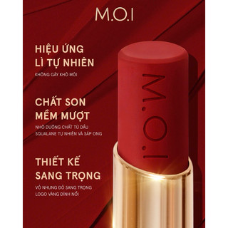 Son Thỏi Lì QUEEN OF ROSE MOI Cosmetics Hồ Ngọc Hà