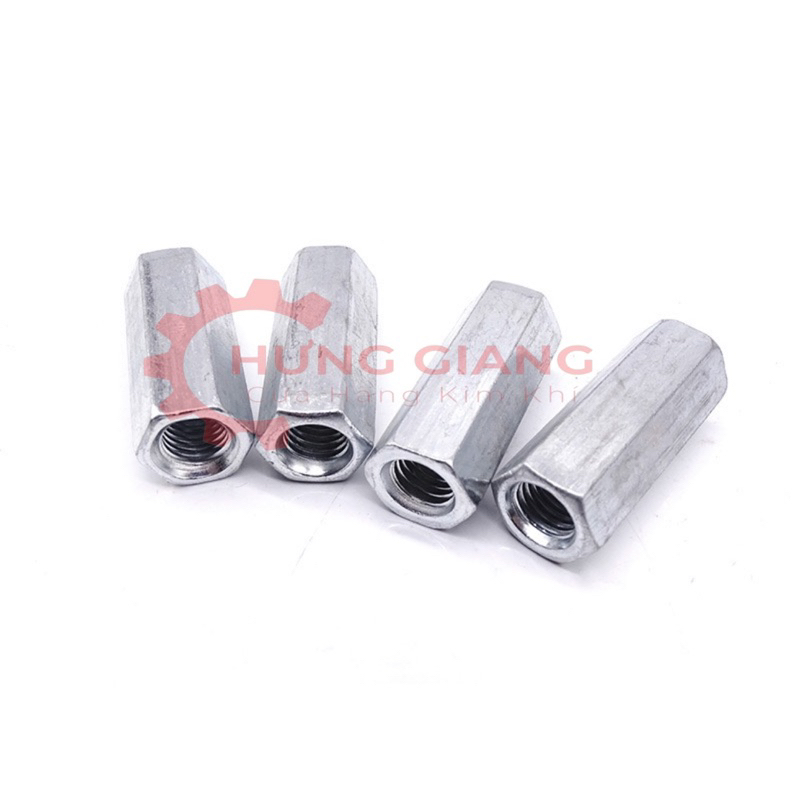 10 Nối Ty Ren M6,M8,M10,M12,M14 Chất liệu thép carbon Lục Giác