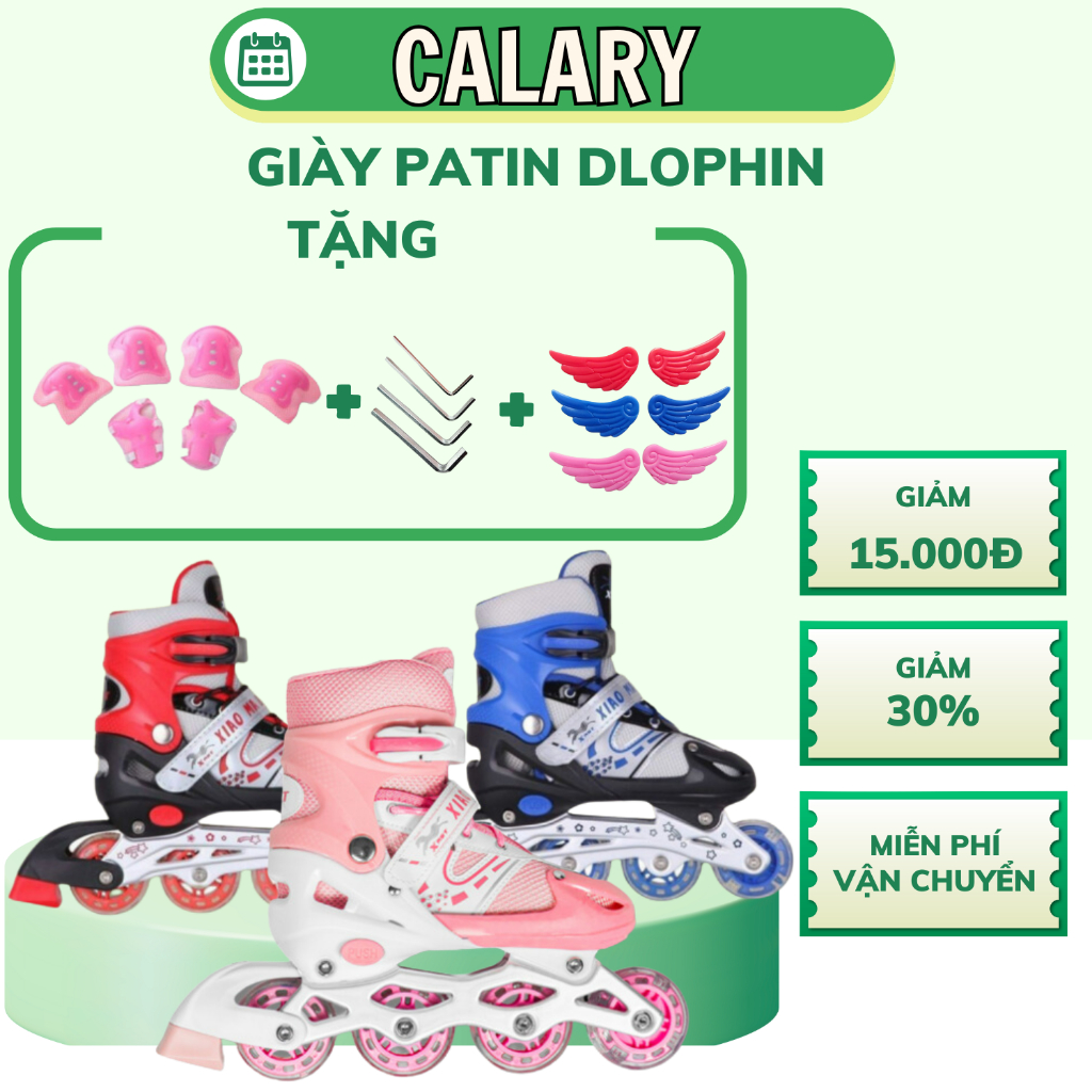 Ảnh Giày Trượt Patin Centosy Dolphin Có 1 Bánh Đèn Phát Sáng, Chỉnh Được Size Tiện Lợi ,An Toàn 1
