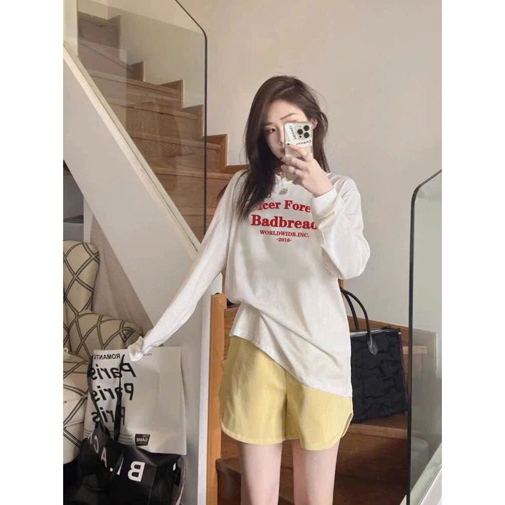 Áo thun nữ tay dài thun xượt JULY FASHION, Áo dài tay nữ in hình chất vải mềm mát chống nắng mùa hè