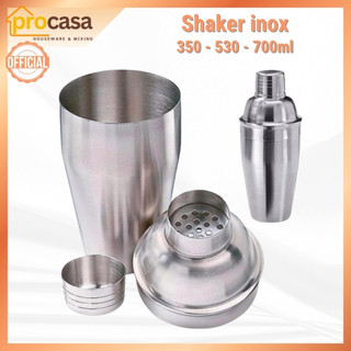 Bình lắc Cocktail - Shaker Inox 304 bền - đẹp - sang trọng - 350ml - 530ml - 700ml