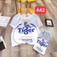 Đồ bộ thun lạnh in hình 3D tiger bạc đủ size