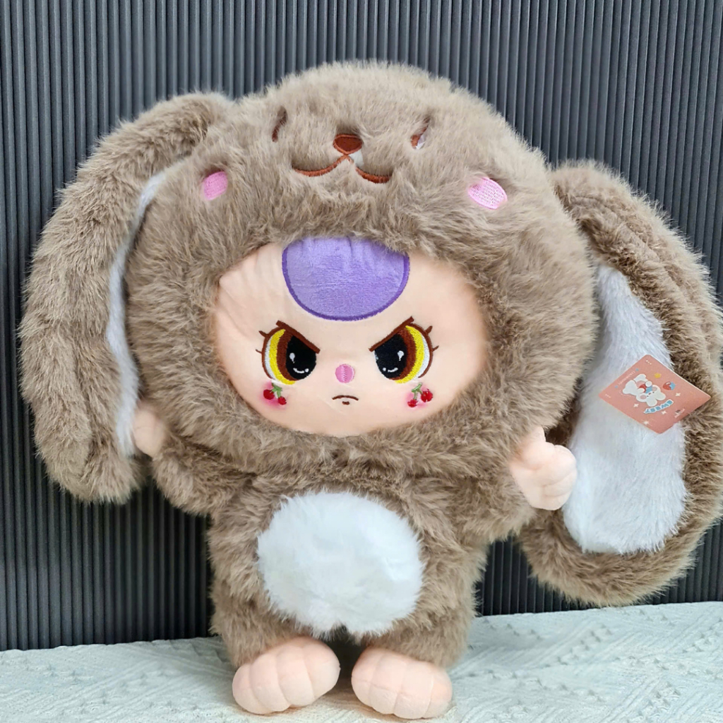 Gấu bông bé ba thỏ mắt dora thù nhồi bông bé ba thỏ 1000% dễ thương hàng cao cấp lông chồn kim
