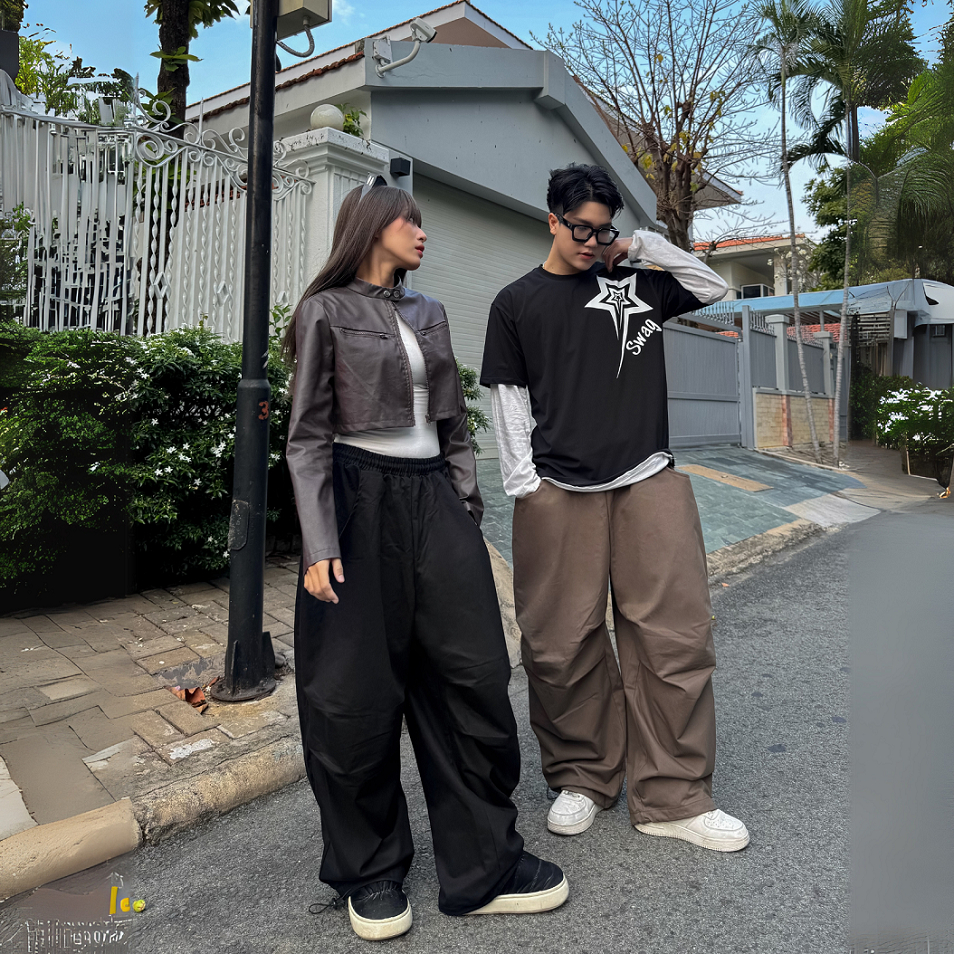 YOBA | Quần Kaki Form Phồng- Kaki Balloon Pants YOBA Ống Siêu Rộng,Camo Pants,Có Bigsize,Dancer,Streetwear,gymer | BigBuy360 - bigbuy360.vn