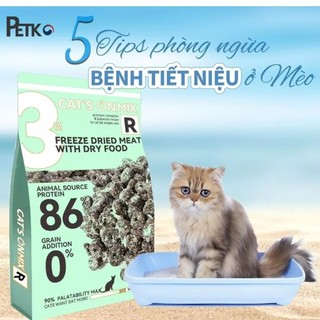 [1.4KG] Hạt CAT'S ON Mix R Mix Ruốc Sấy, Không Độn Ngũ Cốc, Dành Cho Mèo Mọi Lứa Tuổi