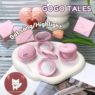 [GOGO TALES] Highlight/Bắt Sáng GOGO TALES Sakura Vỏ Hồng, Nhũ Sáng Mịn, 5.3g (GT743)