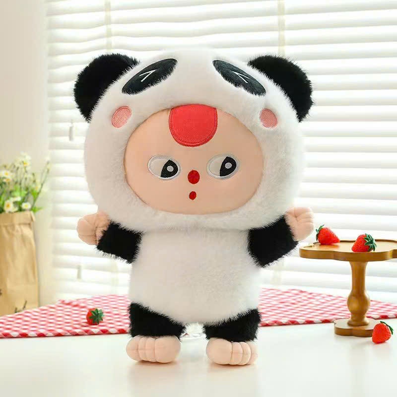 Gấu bông  bé ba  v3 động vật thù nhồi bông  bé ba  thỏ,cáo,gấu trúc chất liệu lông chồn kim cao cấp