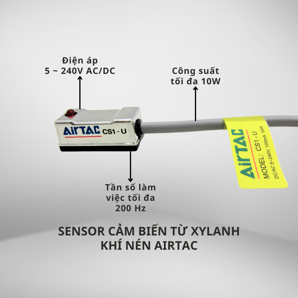 Cảm Biến Từ Xylanh Khí Nén Airtac CS1 - Cảm Biến Hành Trình, Sensor ...