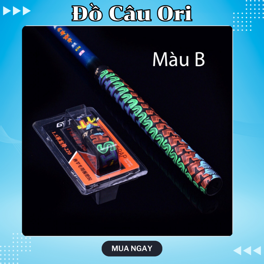 Dây quấn cán cần 7 màu thấm hút mồ hôi