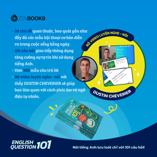Sách - English Question 101: Lộ Trình Học Giao Tiếp Qua Q&A