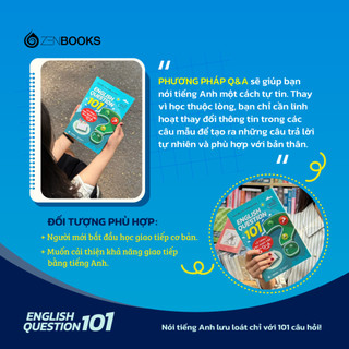 Sách - English Question 101: Lộ Trình Học Giao Tiếp Qua Q&A