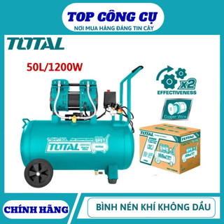 TOTAL Máy nén khí không dầu 50L/1200W TCS1120508T