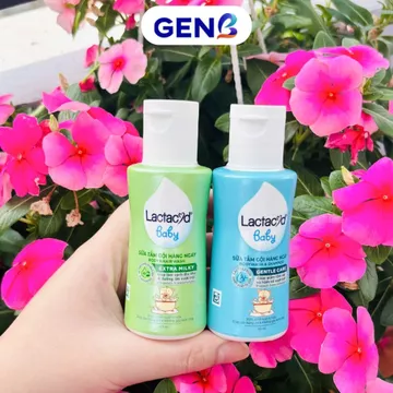 Sữa Tắm Gội Cho Bé Lactacyd CHÍNH HÃNG 60ml -Sữa Tắm Toàn Thân Cho Bé Sơ Sinh Diệu Nhẹ,Thơm Lâu-GenB