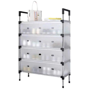 KỆ ĐỂ GIÀY DÉP 5 TẦNG CÓ HỘP CHỐNG BỤI TIỆN LỢI