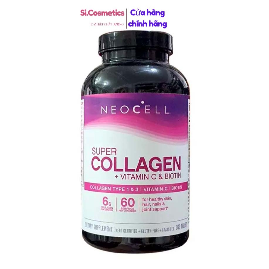 [360 Viên] Viên Uống Super Collagen Neocell +C 6000 Mg type 1 - 3 ...