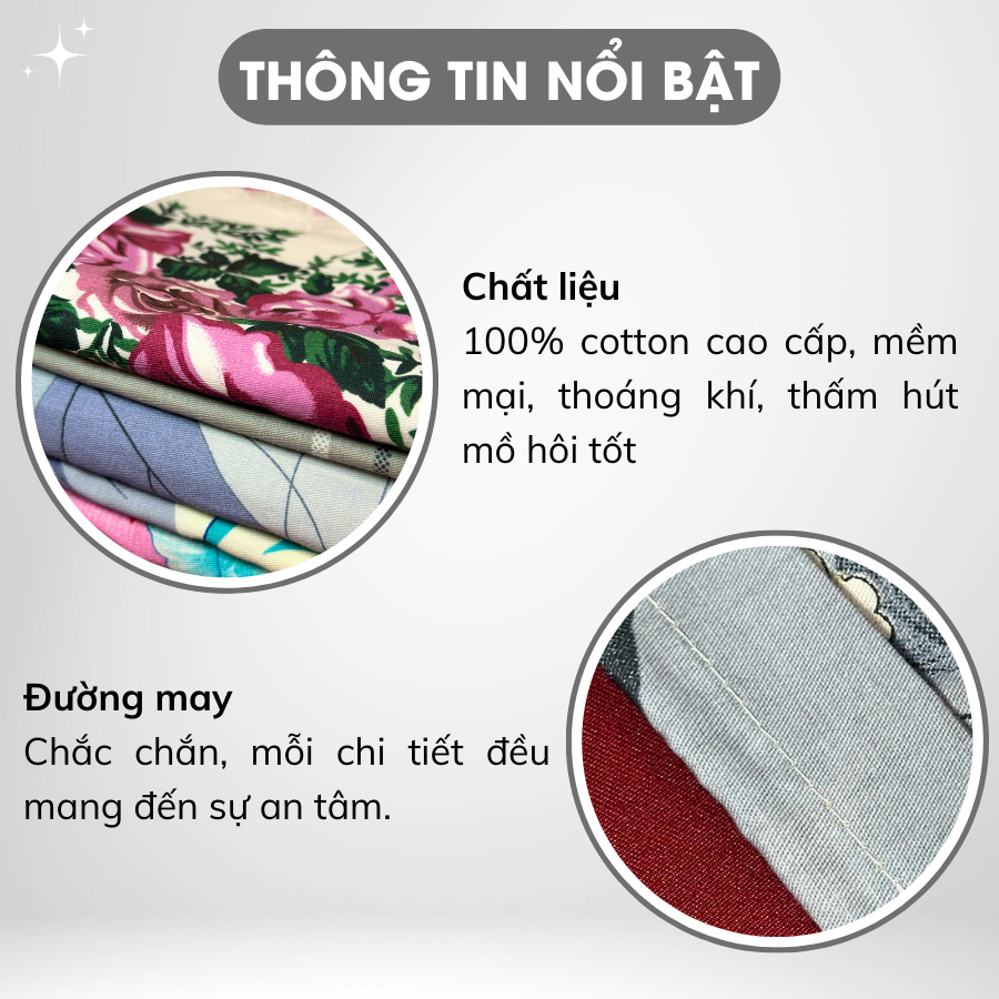 Ảnh Vỏ Áo Gối Ôm Cao Cấp Cotton 100% Chất Liệu Bao Gối Ôm Mềm Mại Thoáng Mát Bọc Gối Nhiều Mẫu Mã Có Dây Rút 2 Đầu 35x100cm 2