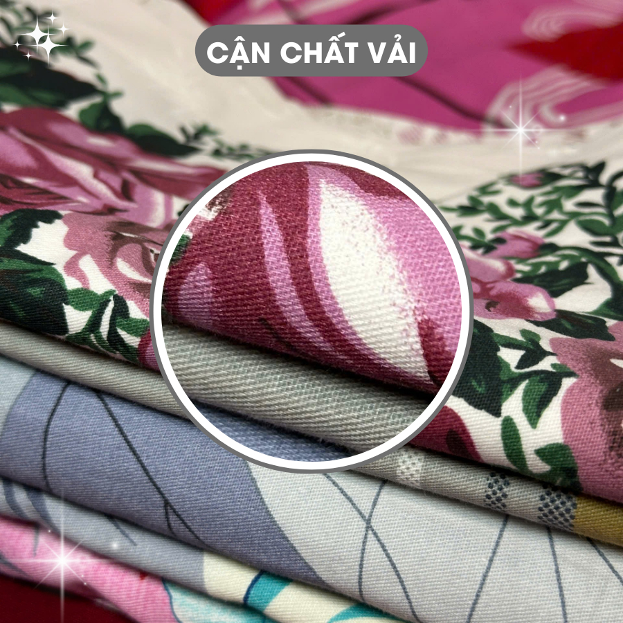 Ảnh Vỏ Áo Gối Ôm Cao Cấp Cotton 100% Chất Liệu Bao Gối Ôm Mềm Mại Thoáng Mát Bọc Gối Nhiều Mẫu Mã Có Dây Rút 2 Đầu 35x100cm 4
