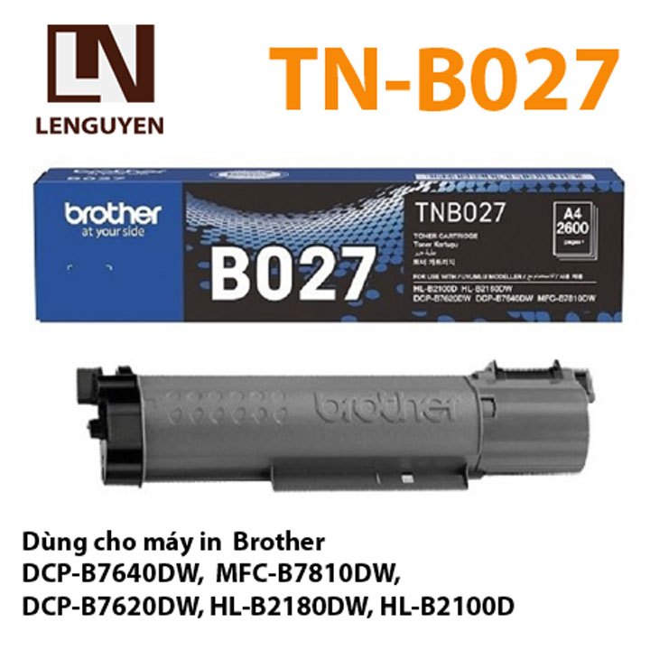 Hộp Mực Brother TN B027 chính hãng, Mực Máy in Brother DCP-B7640DW ...