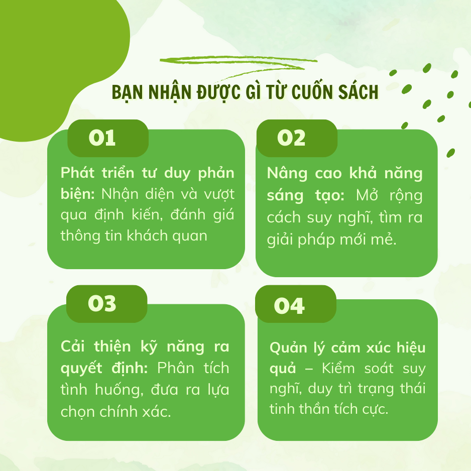 Ảnh Sách Hiểu Về Tư Duy – Cách Phát Triển Tư Duy Sáng Tạo & Cải Thiện Loại Hình Tư Duy Hiệu Quả - YMATE 3