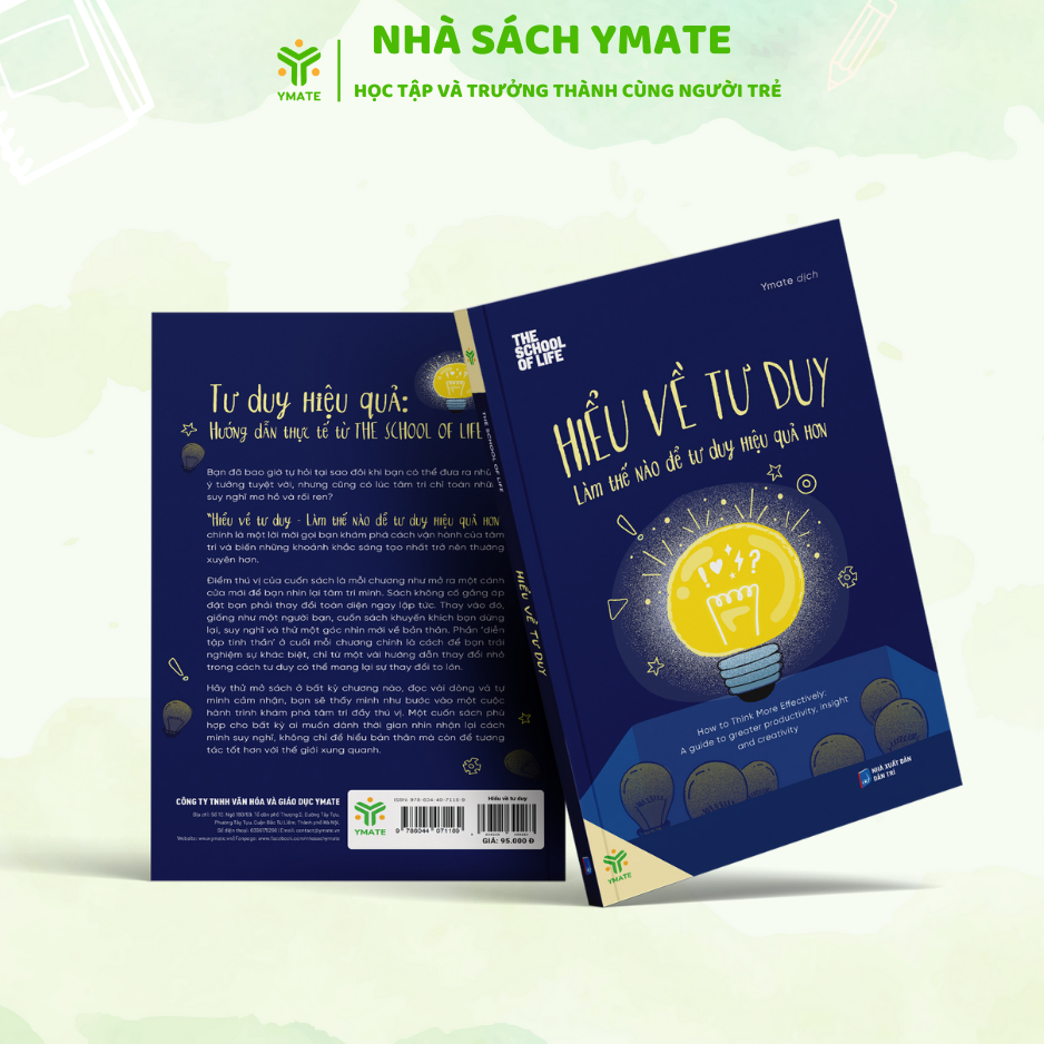 Ảnh Sách Hiểu Về Tư Duy – Cách Phát Triển Tư Duy Sáng Tạo & Cải Thiện Loại Hình Tư Duy Hiệu Quả - YMATE 2