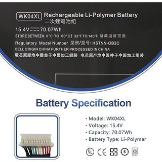 Pin laptop  Victus 16-d 16-d000, 16-e 16-e000, 15-fa 15-fa000, 16-e0179ax , WK04XL (ZIN) – 4 CELL