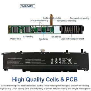 Pin laptop  Victus 16-d 16-d000, 16-e 16-e000, 15-fa 15-fa000, 16-e0179ax , WK04XL (ZIN) – 4 CELL