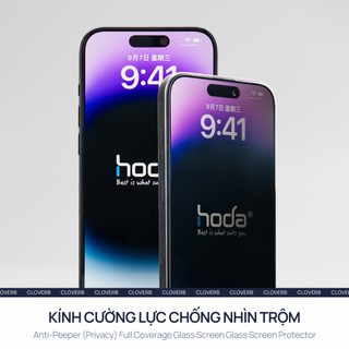Kính Cường Lực Chống Nhìn Trộm HODA cho iPhone 17 Pro Max Kèm Khung Dán Full Màn Không Lẹm Viền