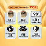 【QLED 4K】TCL 43 inch QLED 43T6C, Tấm nền HVA có độ tương phản cao hơn, HDR10+, Chứng nhận Dolby Atmos, Lắp 0đ HCM HN — ảnh 2