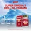 COMBO 3 HỘP - Dầu Nhuyễn Thể Siêu Omega 3 - Super Omega 3 Krill Oil 2000mg Eikenbi Nhật Bản - Hộp 60 viên