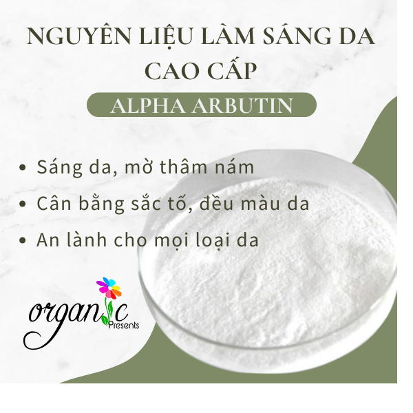 HOẠT CHẤT TRẮNG DA  - ALPHA  ARBUTIN